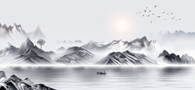 水墨山水