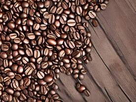 使用咖啡机制作咖啡图片