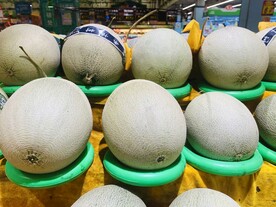 哈密瓜摄影图片