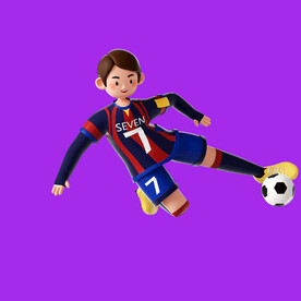 足球运动男孩 