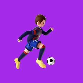 足球运动男孩 