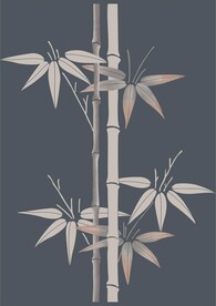 水墨画竹子竹叶古典风