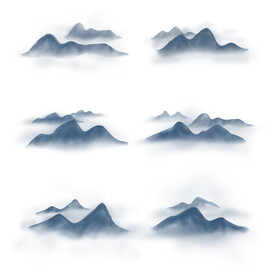 水墨山峰