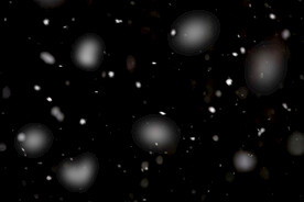 雪花碎片粉尘粒子下落图片素材 