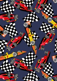 红色系方程式赛车比赛