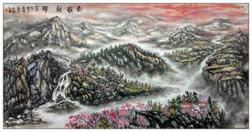 国画山水-大美秦岭