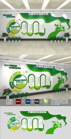 节能减排助力碳中和发展文化墙