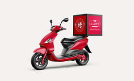 外卖电动车摩托车样机