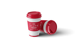 外卖杯纸杯样机