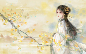 唯美古风人物插画