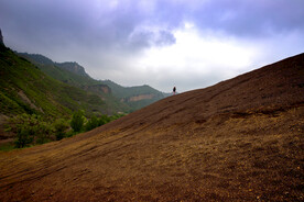 一边沙漠一边绿洲