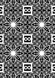 几何图形黑白底纹