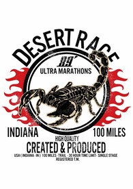 蝎子徽章怀旧复古风