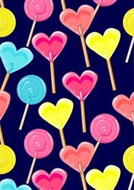 爱心棒棒糖波板糖