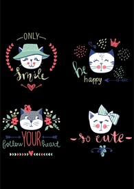 贵族小猫恋爱美式风格