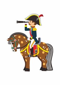 英式军人骑马望远镜