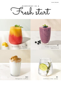 奶茶饮品促销海报