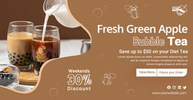 咖啡饮品促销海报