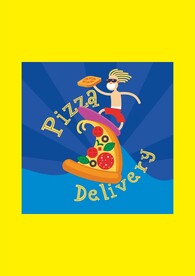 披萨pizza海报冲浪下午茶