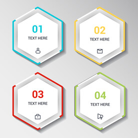 四个图表组合形式