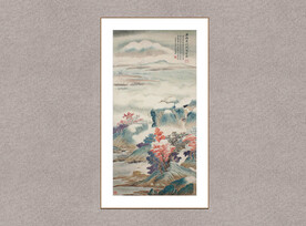 唐杨升峒关蒲雪图