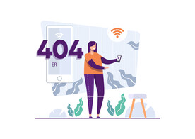 紫色调扁平风格的人物活动场景