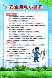 安全用电海报