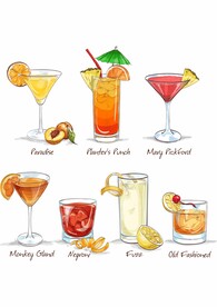 酒吧清吧鸡尾酒果汁