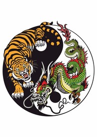 老虎巨龙阴阳八卦阵龙虎斗