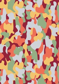 五颜六色鲜艳多色迷彩