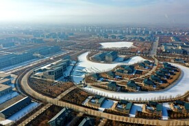 武威肿瘤医院重离子中心鸟瞰图