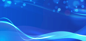 蓝色科技会议展板