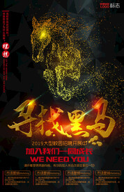 寻找黑马招聘海报