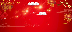 红色背景