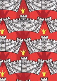 城墙 欧式建筑 红色