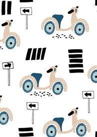 小电驴 小摩托 斑马线