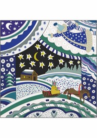 雪之国小镇木屋