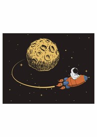 月球探险 火箭宇航员