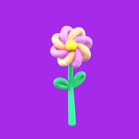 3D气球花 