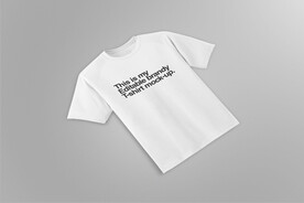 简洁T恤logo样机