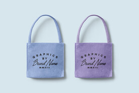 毛毡手提袋智能样机