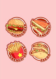 汉堡薯条 下午茶套餐