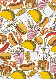 汉堡薯条 夜市小吃 披萨