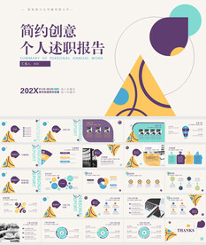 工作总结创意个人速职ppt模板