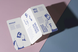 三折页宣传册样机