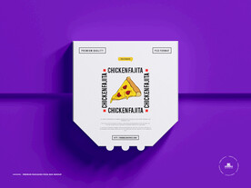 披萨盒包装样机