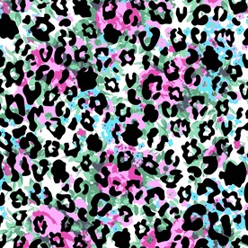 彩色豹纹背景