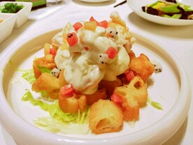 美果沙律油条虾