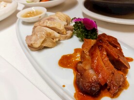 凉菜双拼白斩鸡