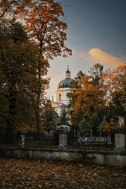 秋季的园林风景